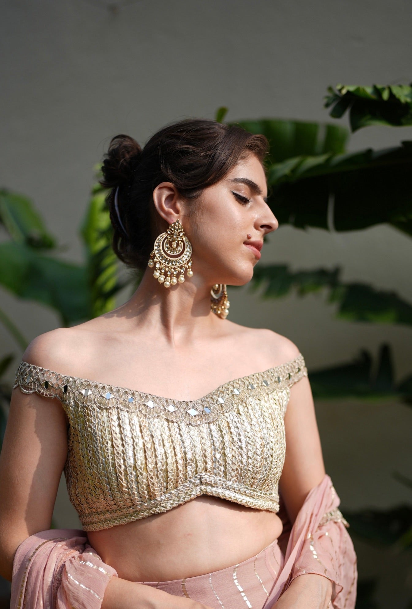 Layered saree